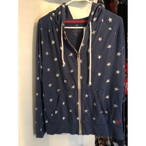 American Eagle Americana Stars ZIP Hoodie